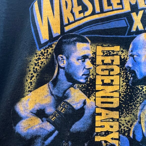WWE Wrestlemania 2012 (Rare) Cena VS the Rock T-Shirt - Size Medium - Picture 4 of 14